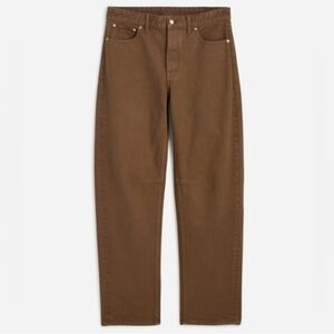 Madewell The Darted Barrel Jeans In Garment Dyed Denim